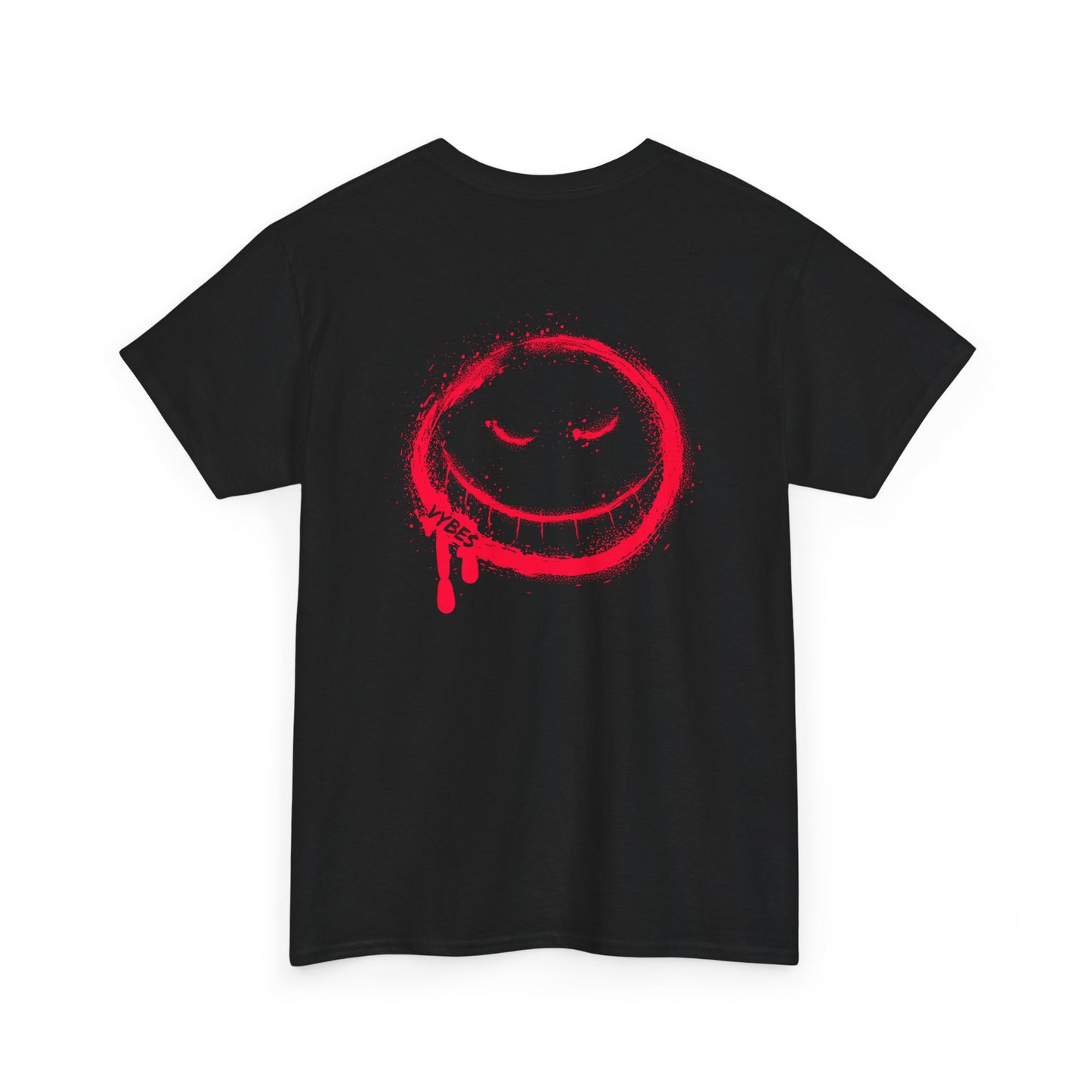 Red Drip Smiley Tee