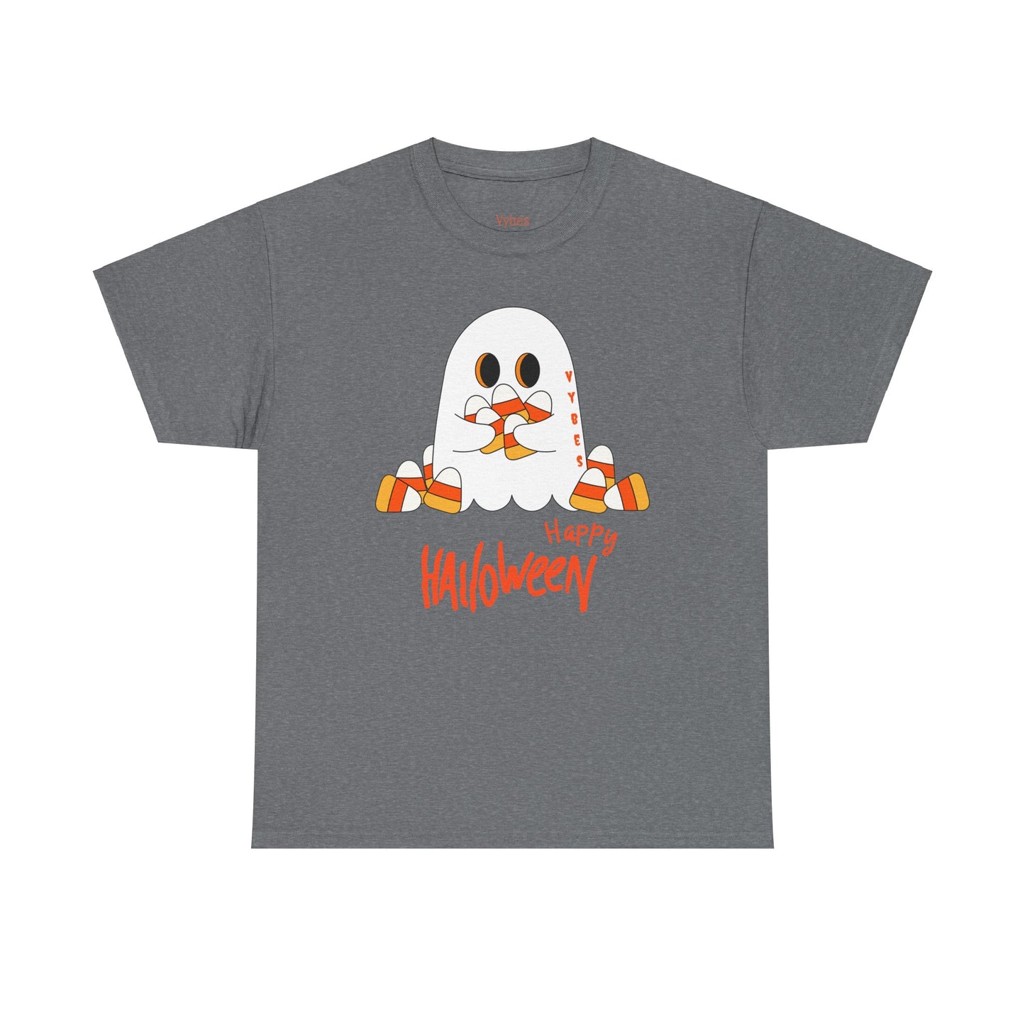 Candy Corn Ghost Vybes Tshirt