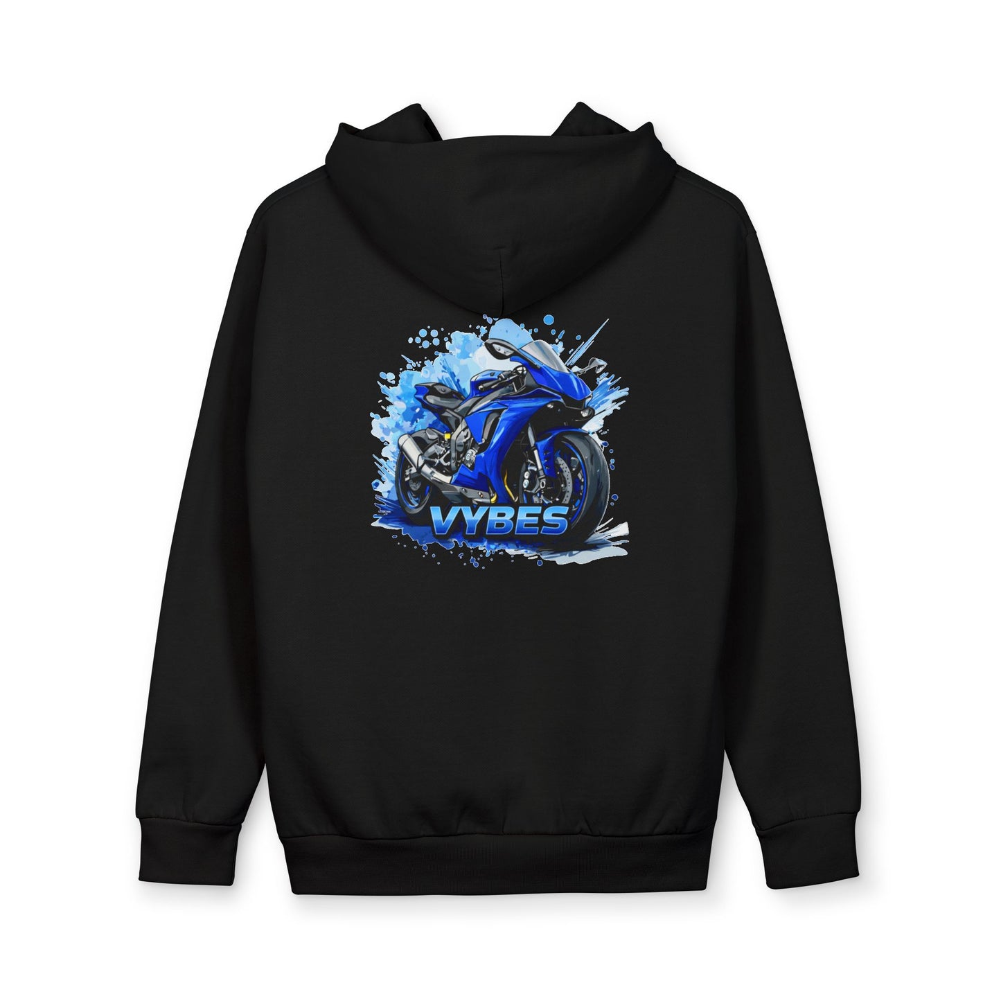 Blue Sportbike Heavyweight Hoodie