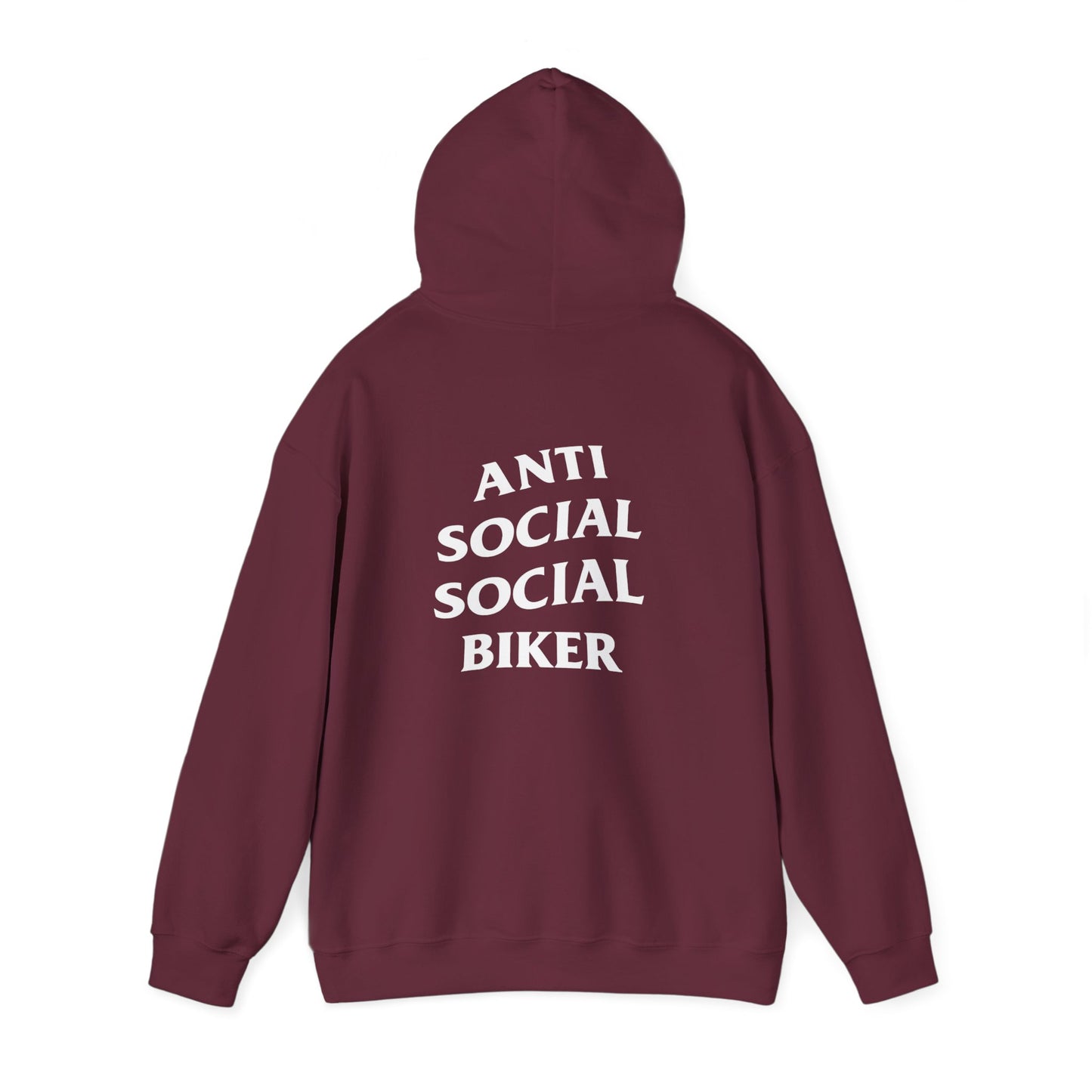 Anti Social Social Biker Hoodie