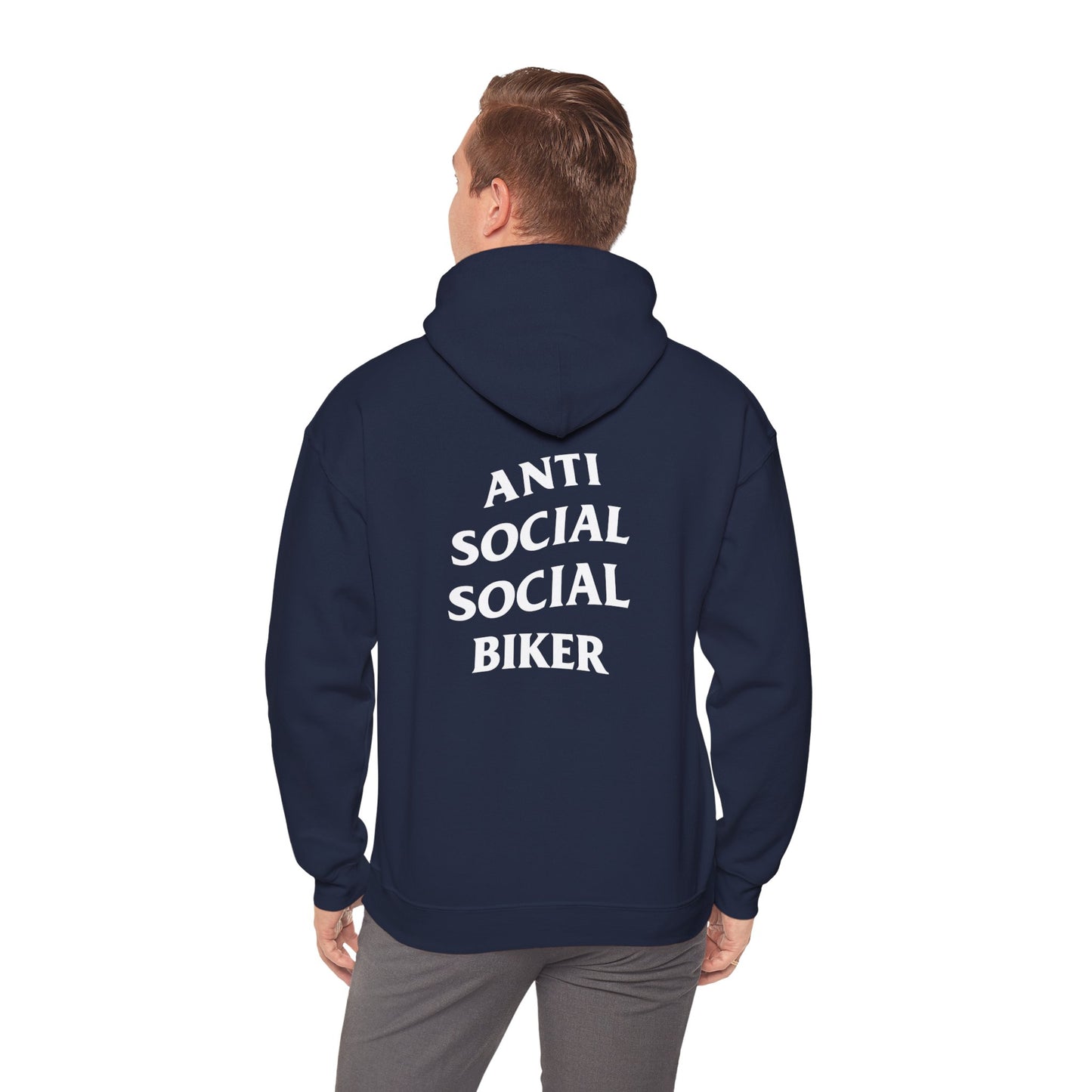 Anti Social Social Biker Hoodie