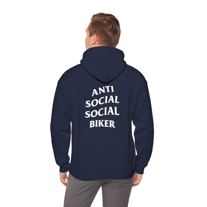 Anti Social Social Biker Hoodie